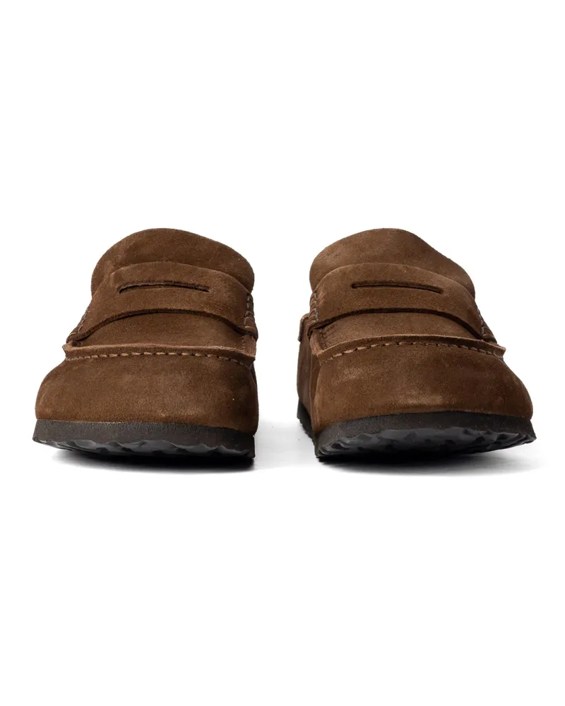 Birkenstock Naples Wrapped Slipper — Brown Brown