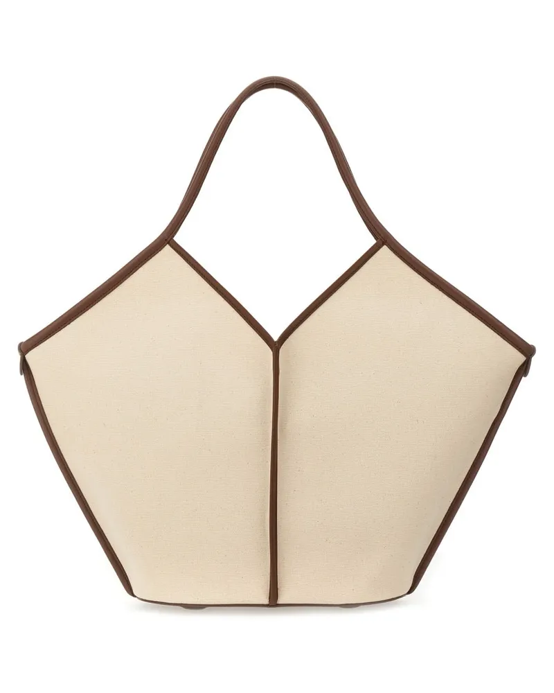 HEREU Women's Calella Bag Beige Organic Cotton Shoulder Beige