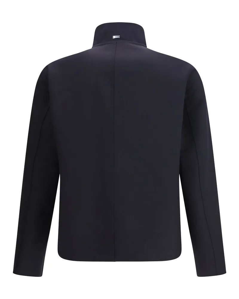 Herno Men's Double Light Stretch Wooly Jacket Blu-Marrone Blu/marrone Navy
