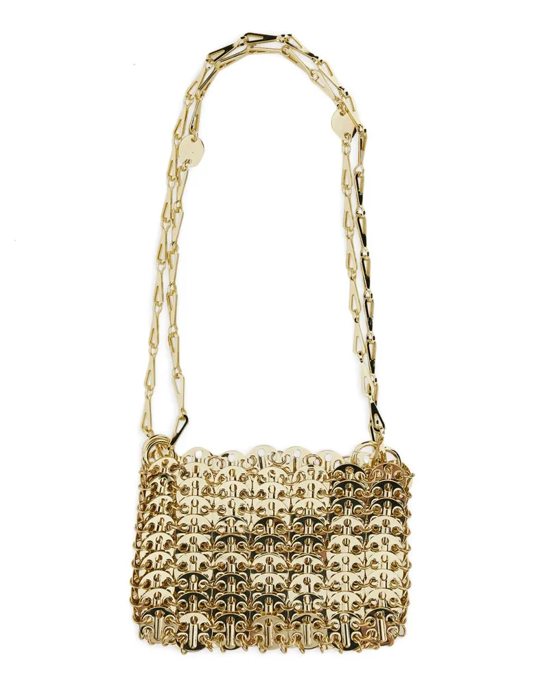 Paco Rabanne Women's Shoulder Bag Iconic Gold Gold