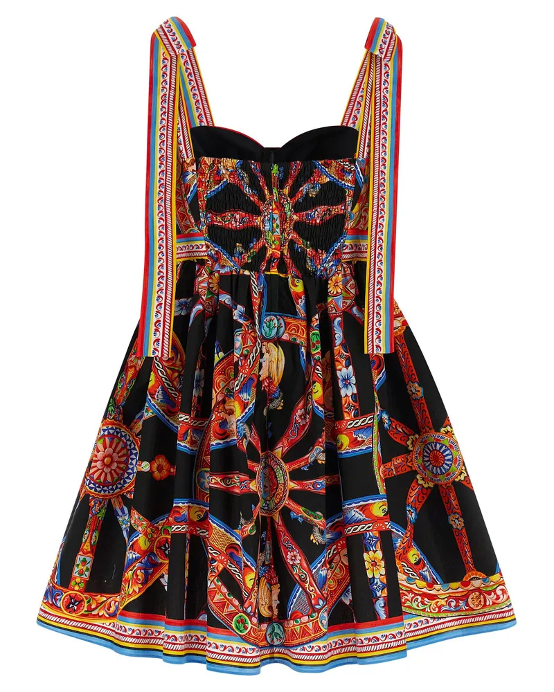Dolce & Gabbana Carretto Dress — Black Black