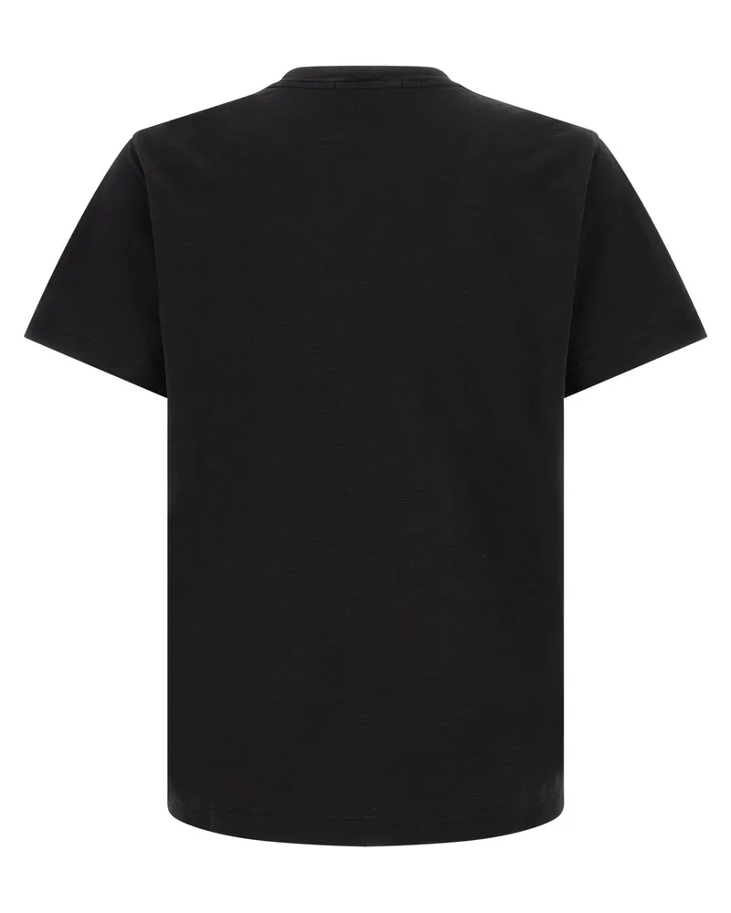 Stone Island Men's Black Cotton T-Shirt Black