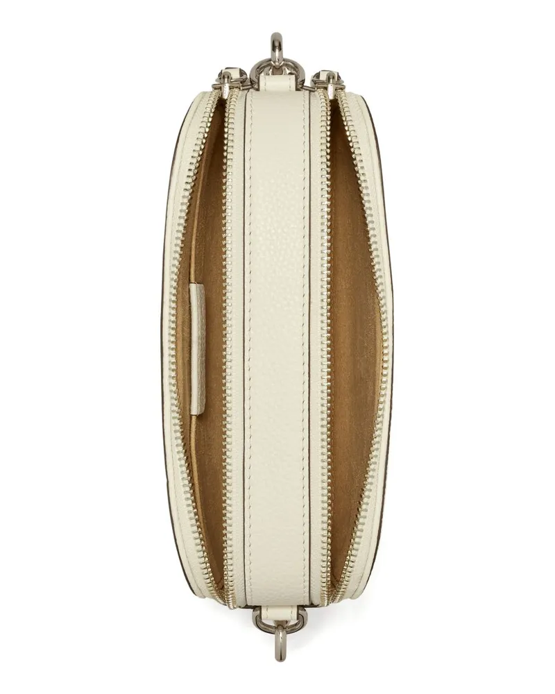 Tory Burch Miller Leather Crossbody Bag — Beige Beige