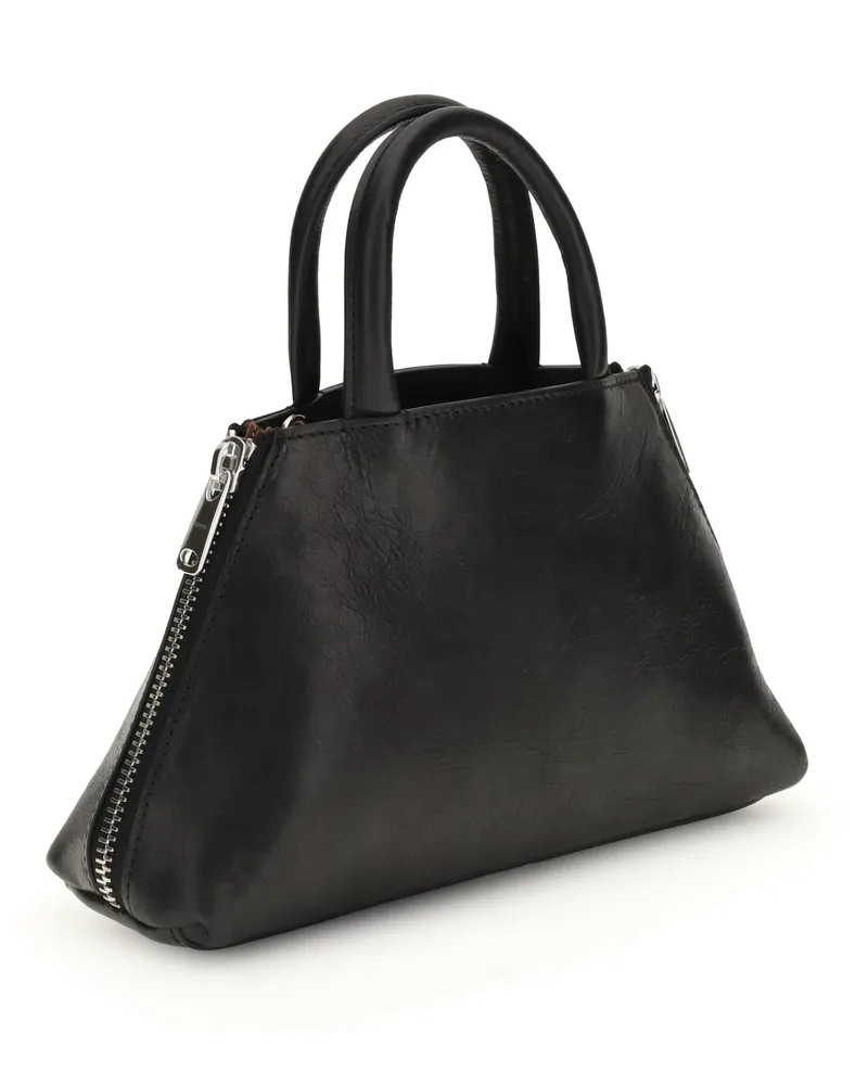 COPERNI Women's Mini Data Bag Black Calf Leather Shoulder Black