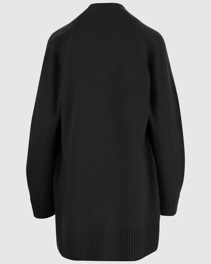 Vince Women's Cardigan Open-Front Cashmere Black Sweater Black