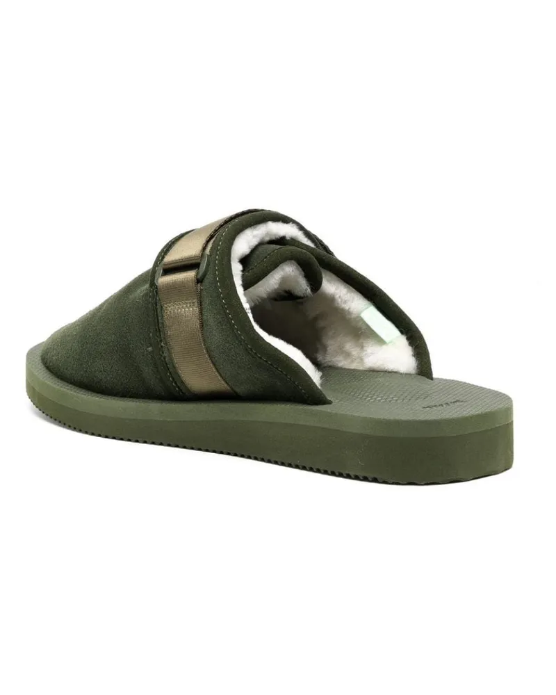 SUICOKE Men's Zavo-Mab Mules Sandals Green Shoes > Loafers Green