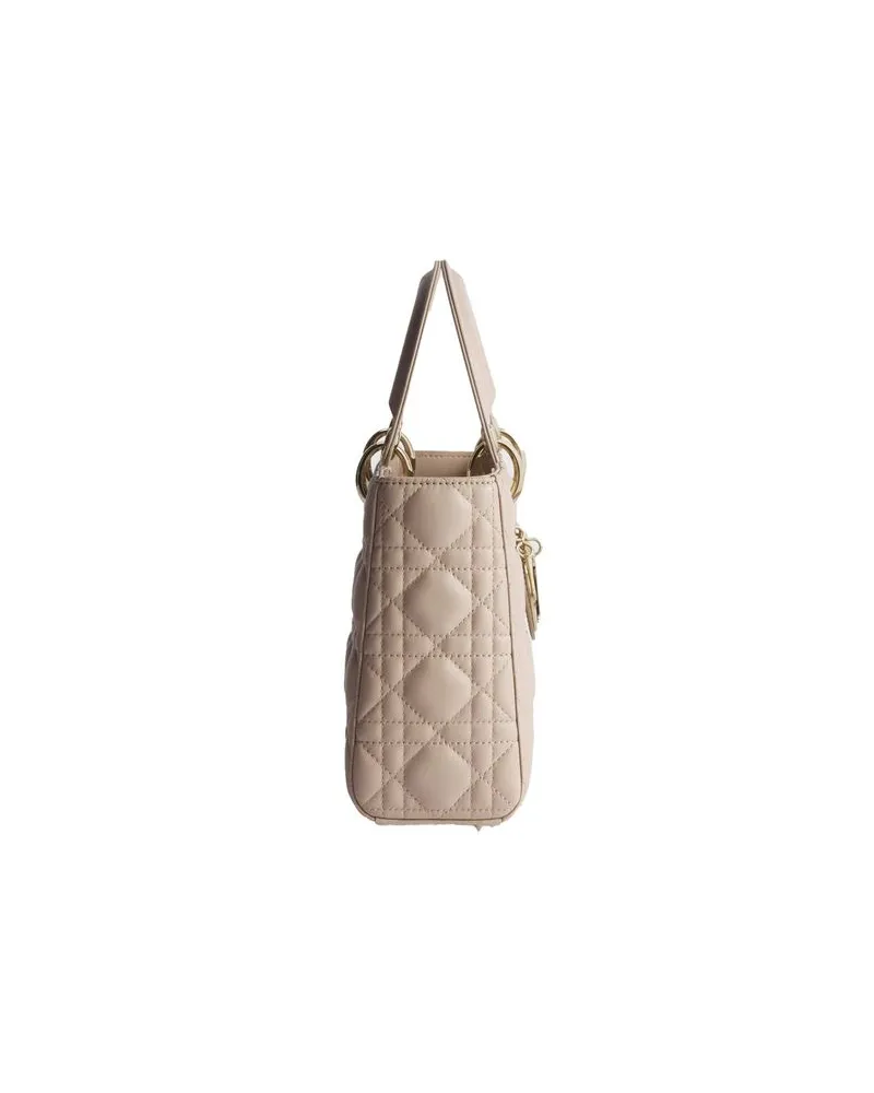 Dior Women's Beige Lamb Leather Shoulder Bag Beige