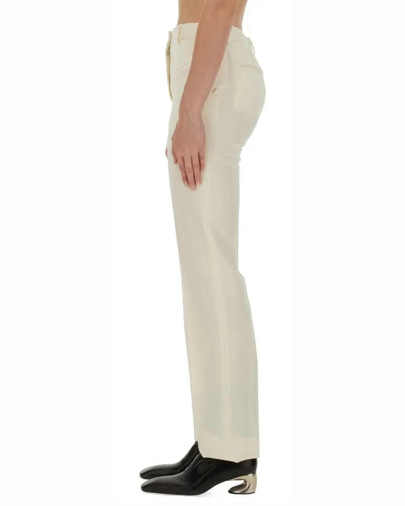 Jil Sander Premium Wool Trousers — Gray Gray