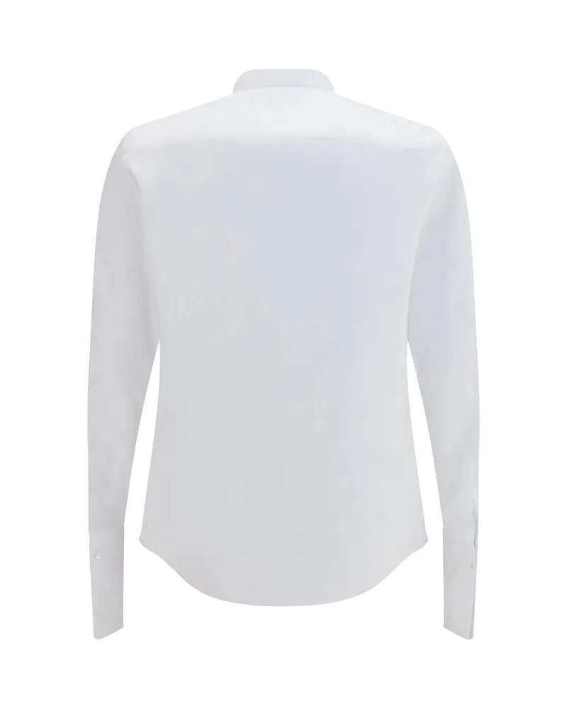 Fendi Men's White Cotton Dress Shirt White