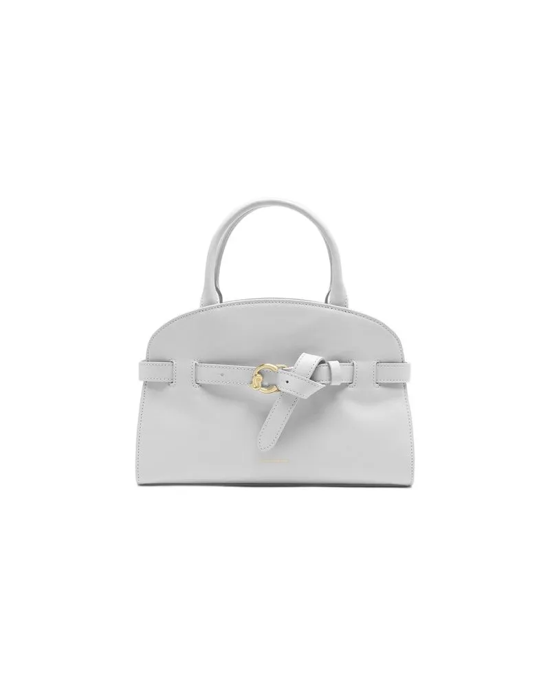 Coccinelle Sabine Leather Top Handle Bag — White White