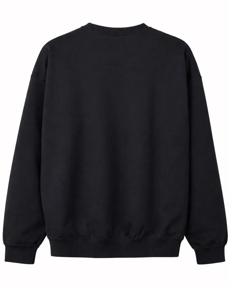 adidas Cotton Blend Sweatshirt — Black Black
