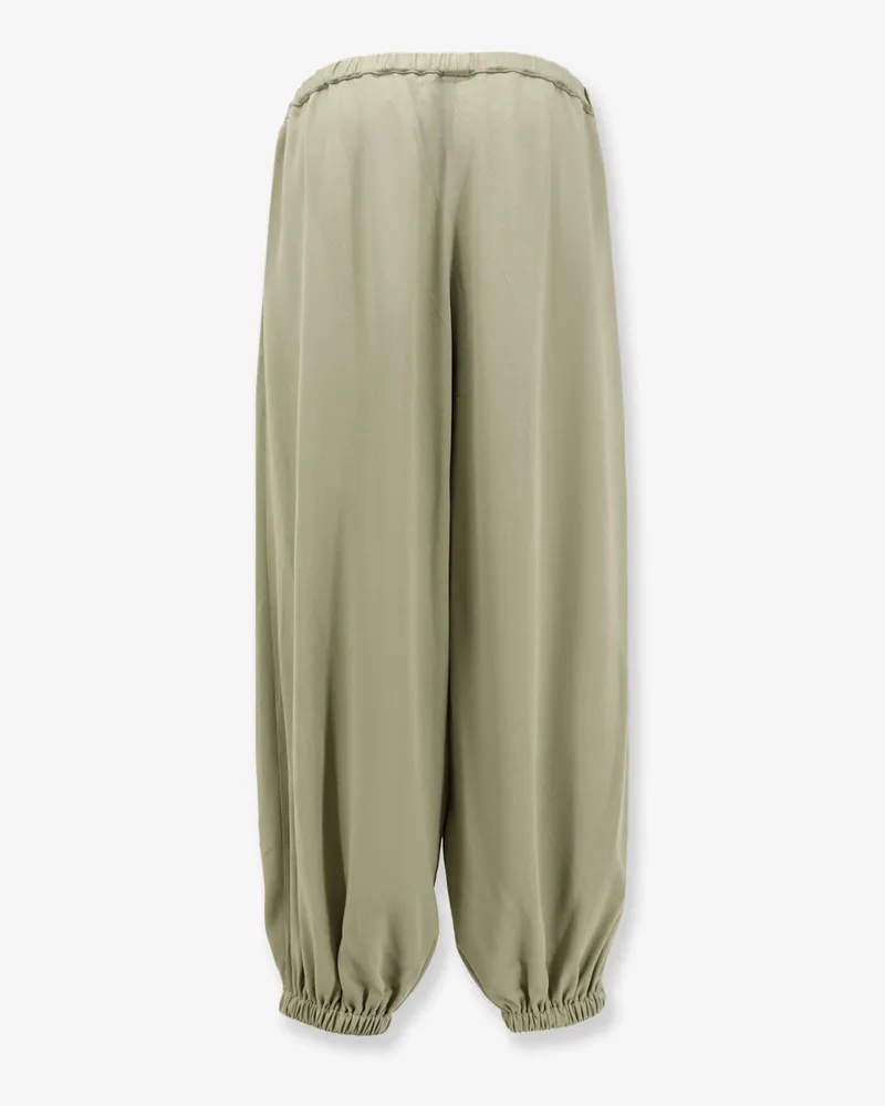 FRANKIE Shop Women's Trousers Isola Ballon Green Viscose Green