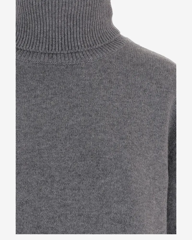 FRANKIE Shop Women Sweater Wool And Cashmere Grey Gray