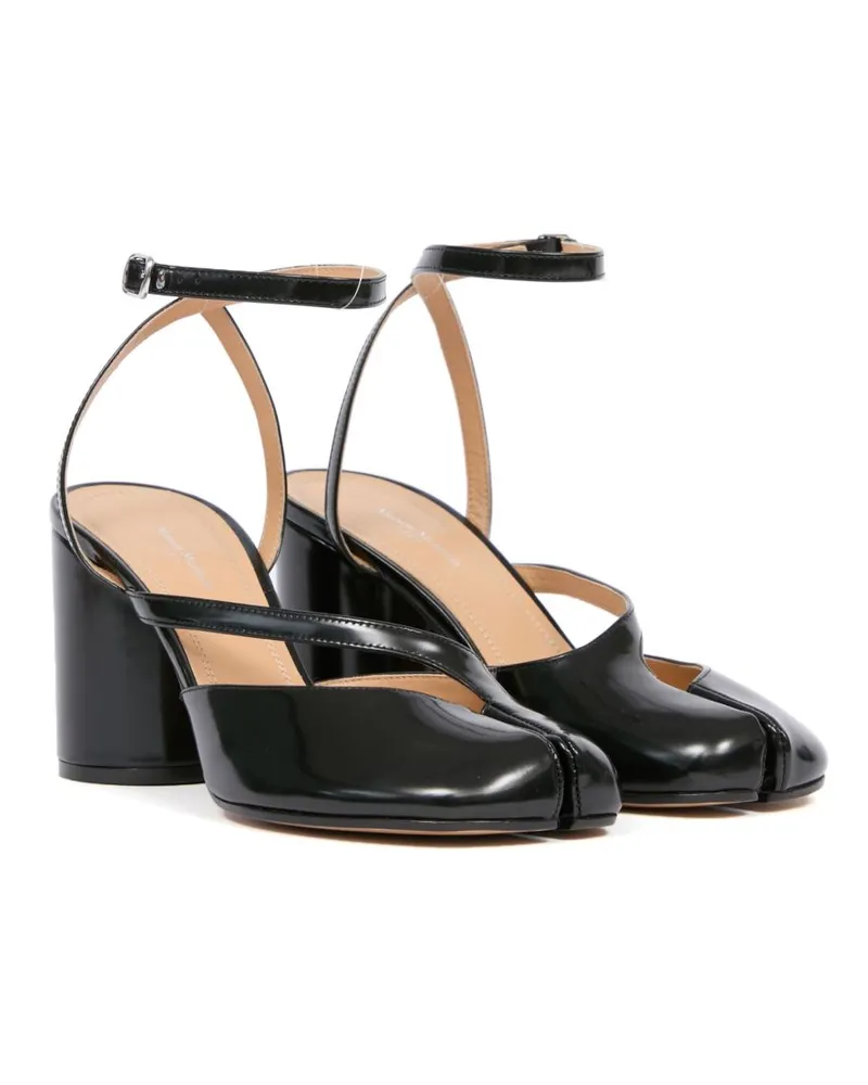 Maison Margiela Tabi Leather Pump — Black Black