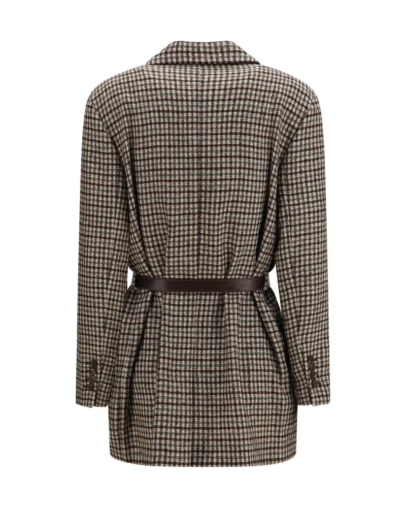Brunello Cucinelli Mohair and Wool Blazer — Beige Beige