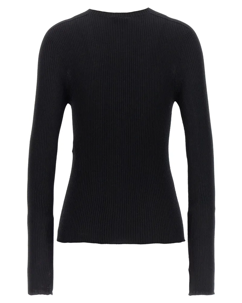 Lanvin Women Black Cashmere Cardigan Clothing Black