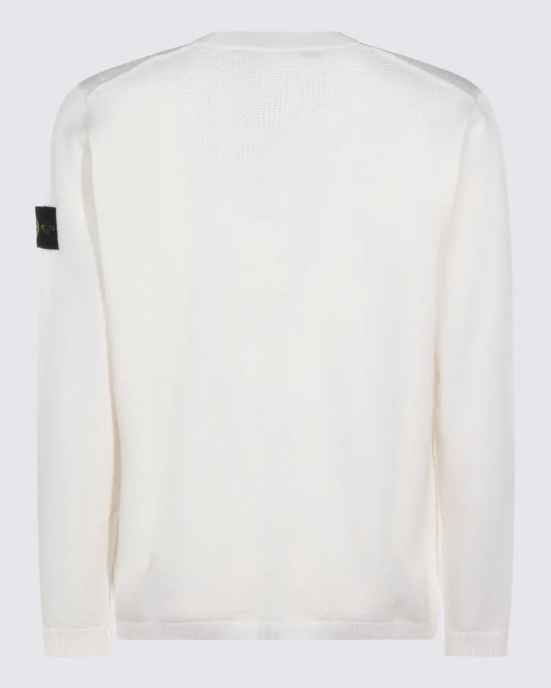Stone Island Men Sweaters Ivory _co White