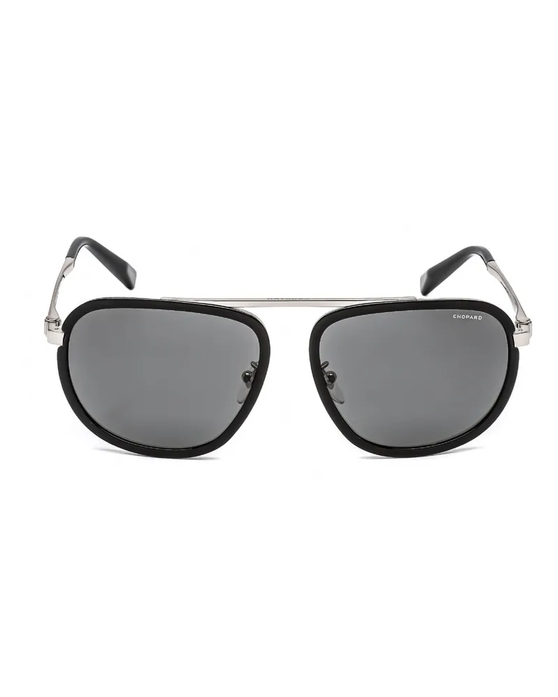 Chopard Men's Schc31 Sunglasses Silver Silver
