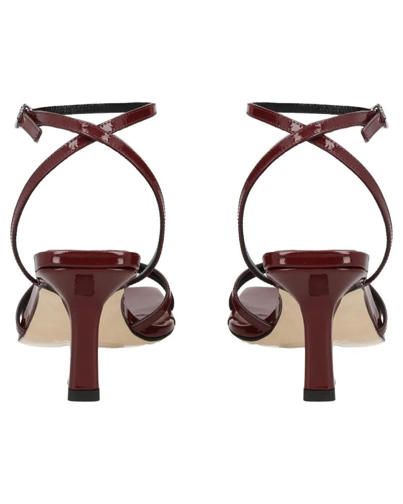 aeyde Sandal — Burgundy Burgundy