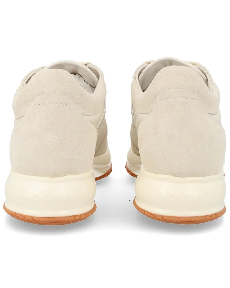 Hogan Suede Sneakers — Beige Beige