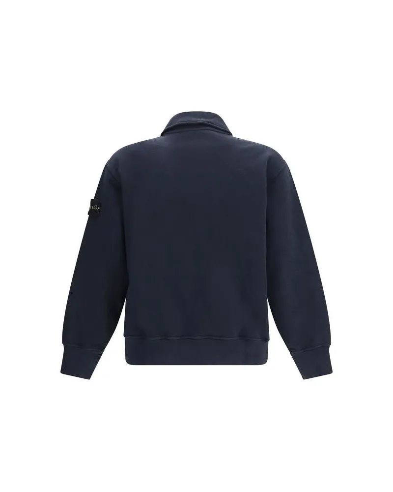 Stone Island Cotton Sweatshirt — Blue 