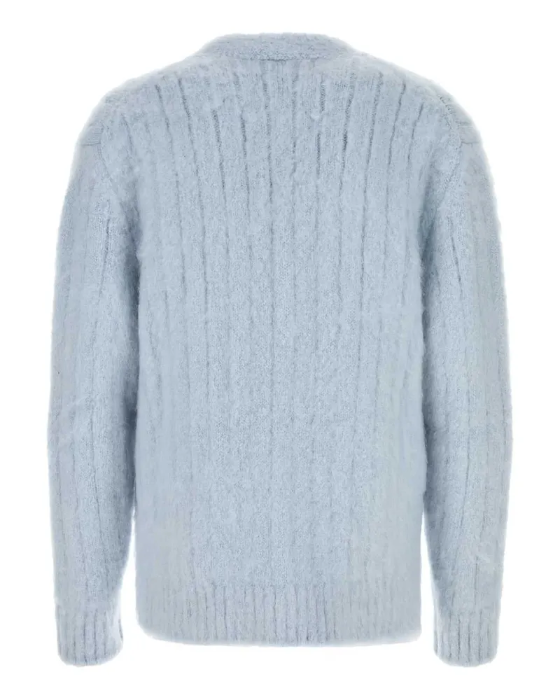 Dolce & Gabbana Wool-blend Knit Cardigan — Blue Blue