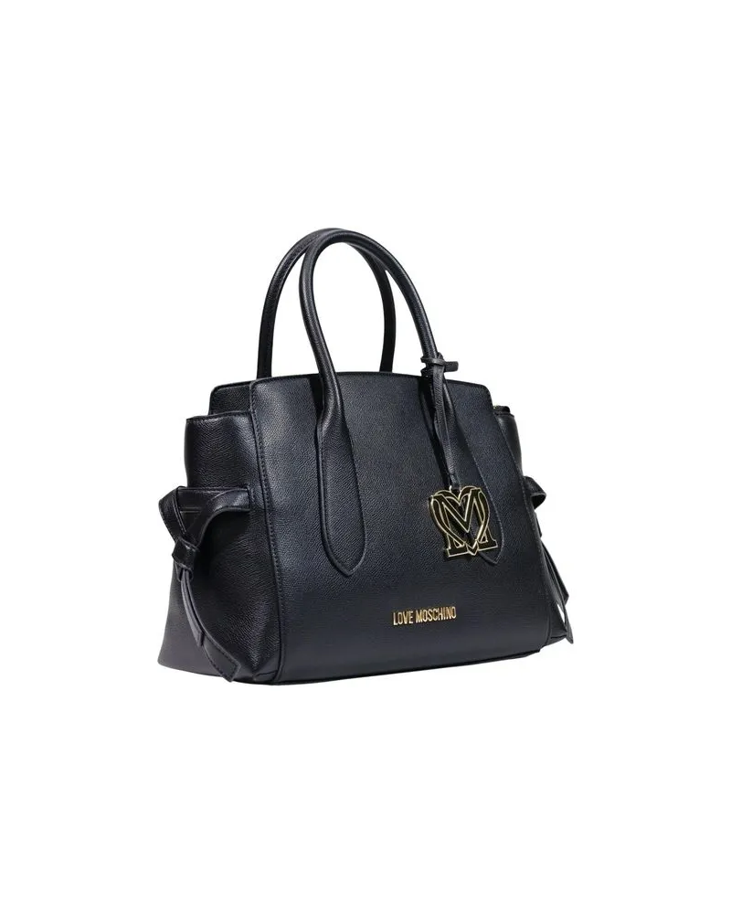 Moschino Women's Black Polyethylene Handbag Bag Black