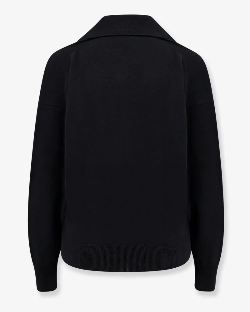 Tom Ford Women's Cashmere Polo Shirt Black Knitwear Sweater Black