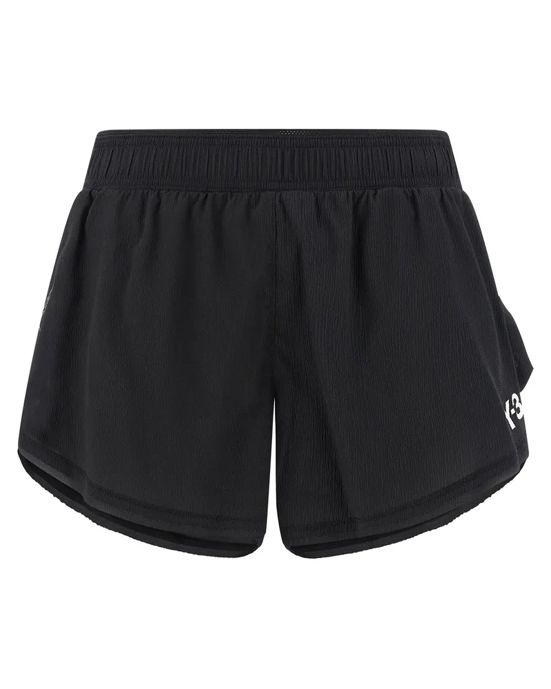 Y-3 Technical Polyamide Bermuda Shorts — Black Black