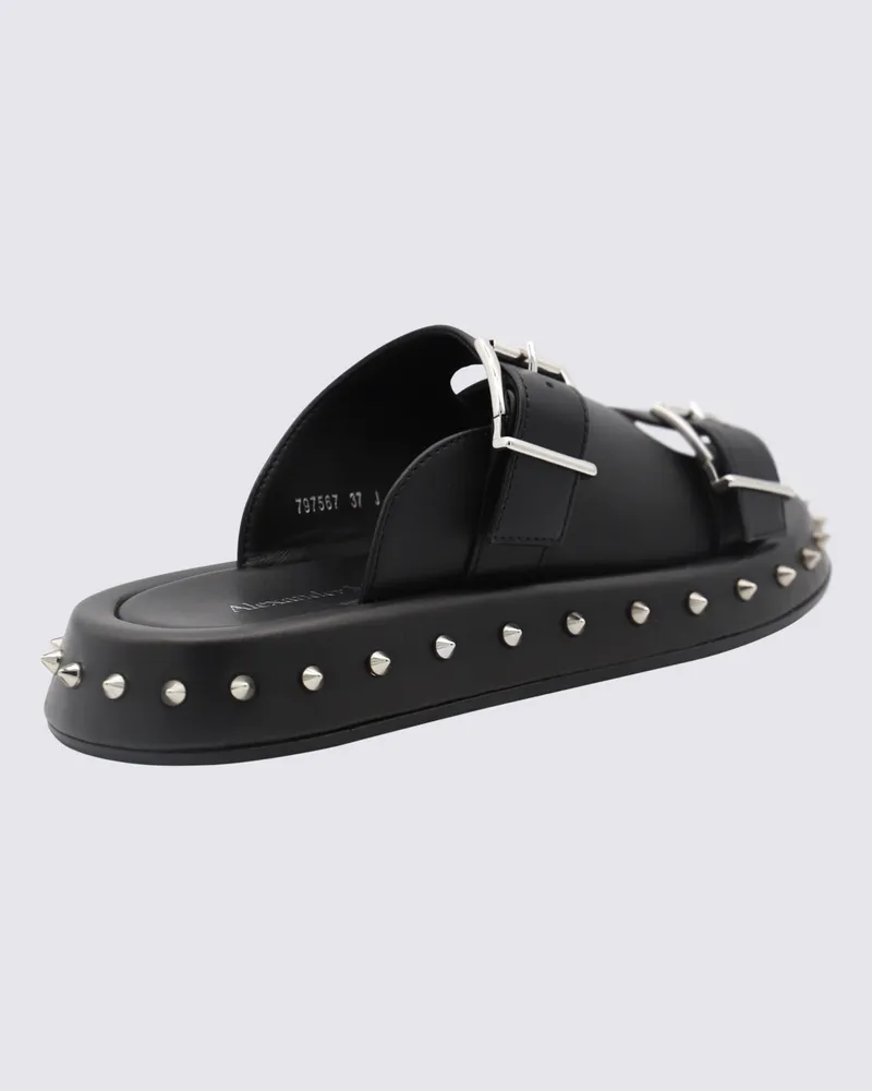 Alexander McQueen Women's Sandals Black _cover Le - Sole El Black
