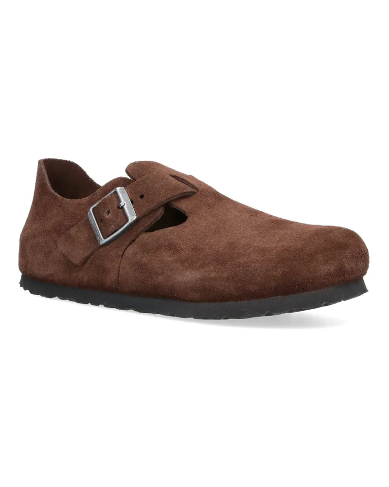 Birkenstock Unisex Sandals Brown Leather Brown