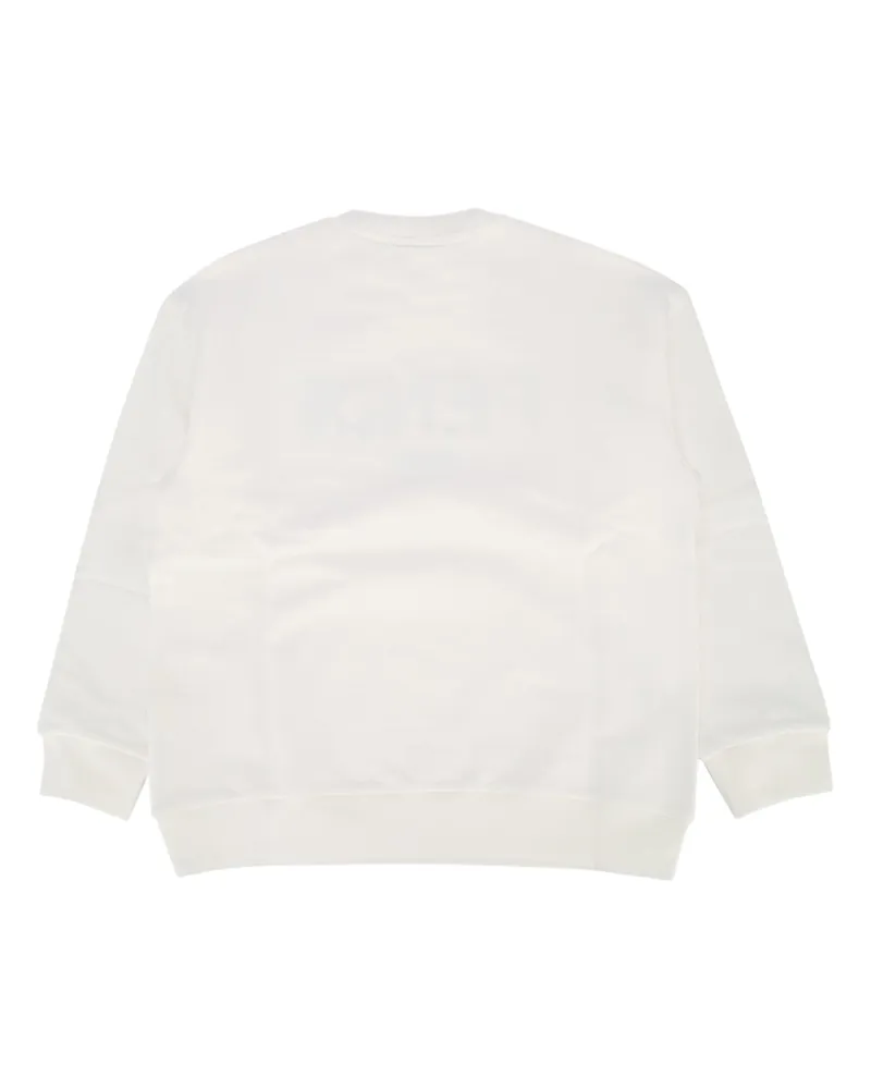 Fendi Boys' Felpa Gesso Felpe Sweater White
