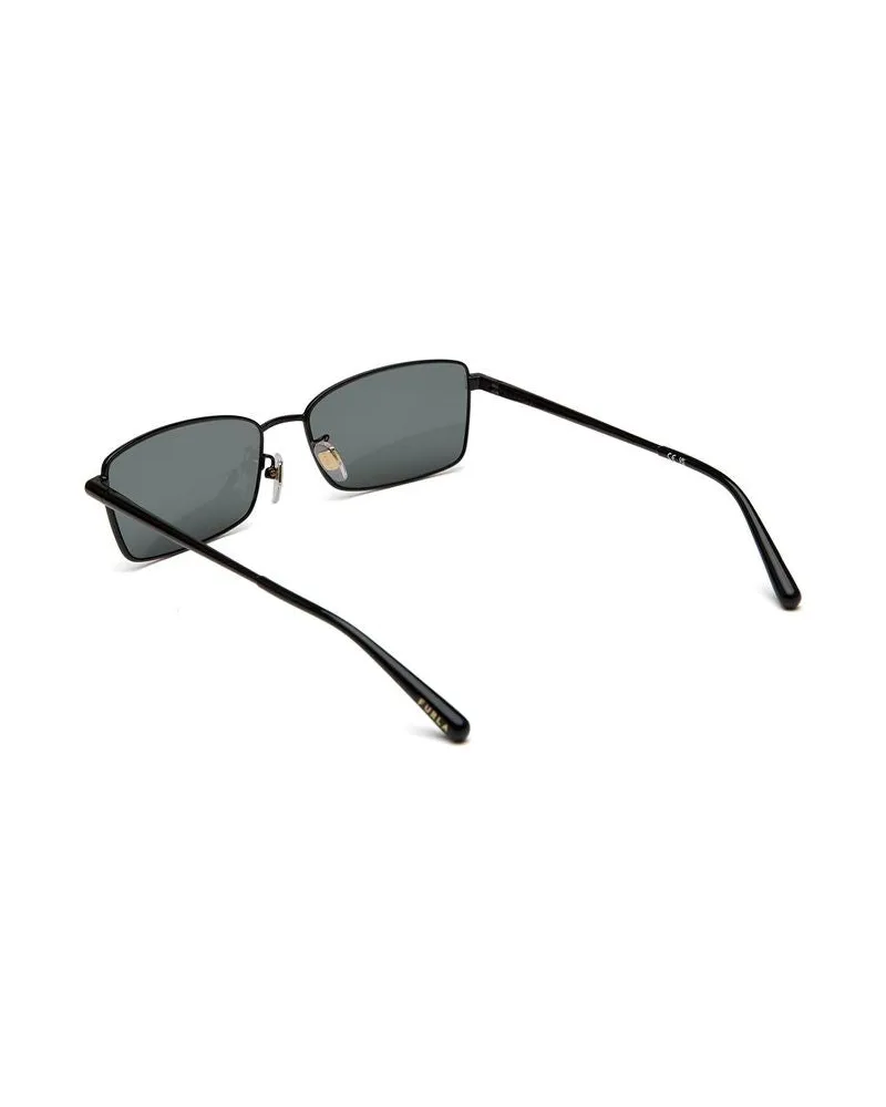 Furla SFUB18 Metal Rectangle Sunglasses — Black Black