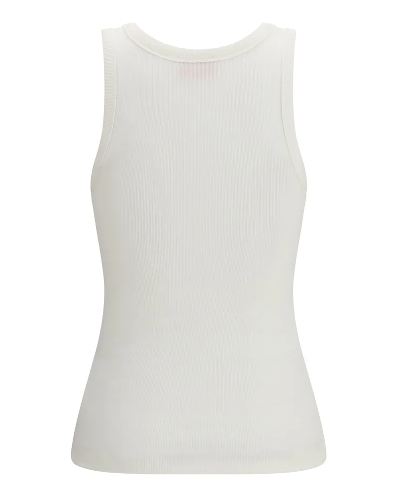 Diesel Women's T-Anki-Od Tank Top 141 Cotton; Elastane White
