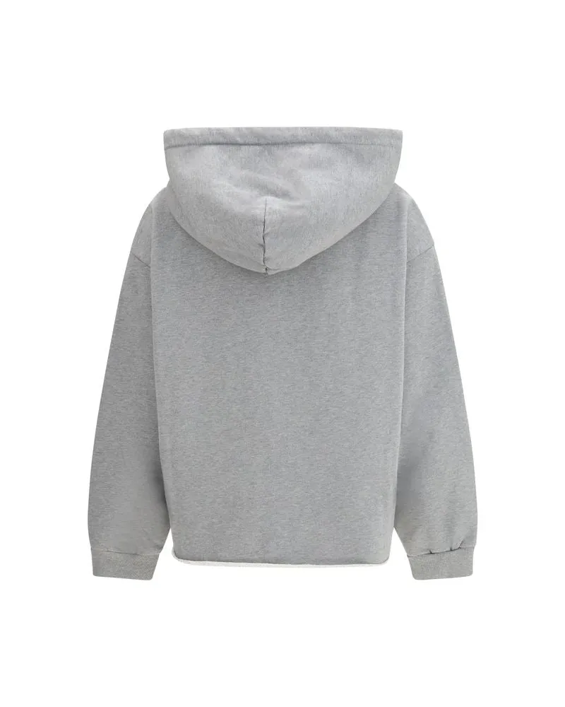 Maison Margiela Women's Gray Cotton Sweatshirt Clothing Gray