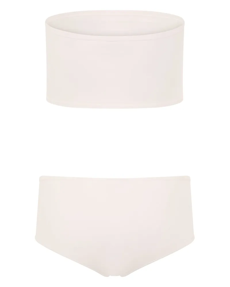 Alaïa Women's Mesh Lingerie Set, Cream Polyamide Loungewear Cream