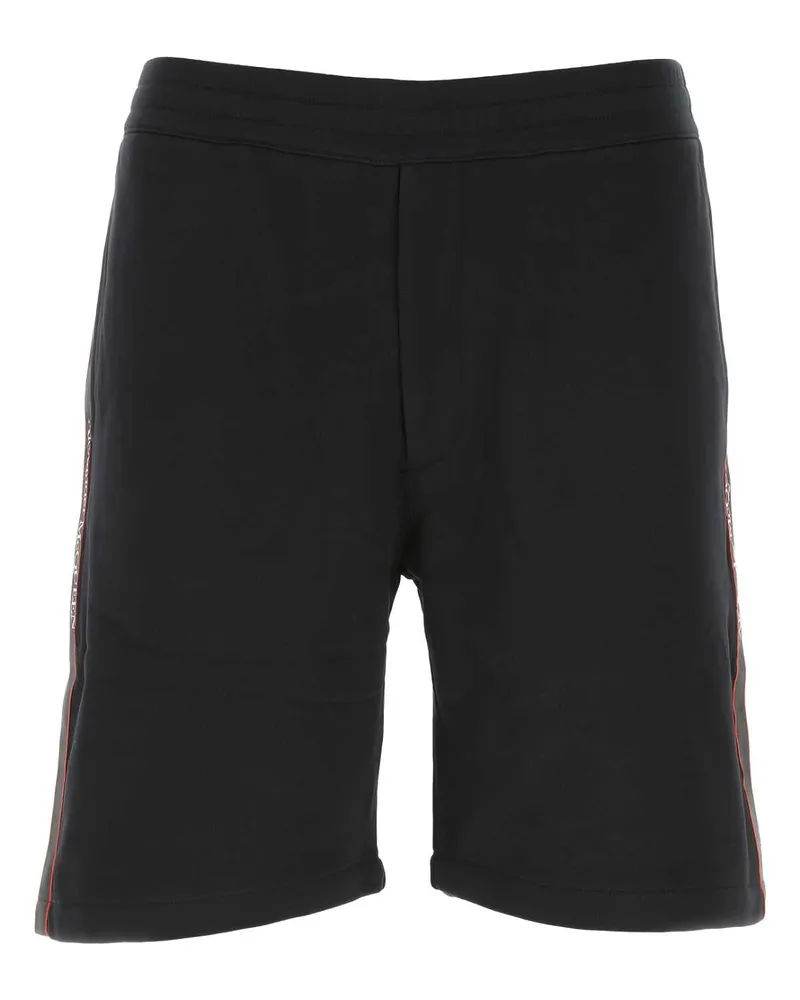 Alexander McQueen Cotton Bermuda Shorts — Black Black