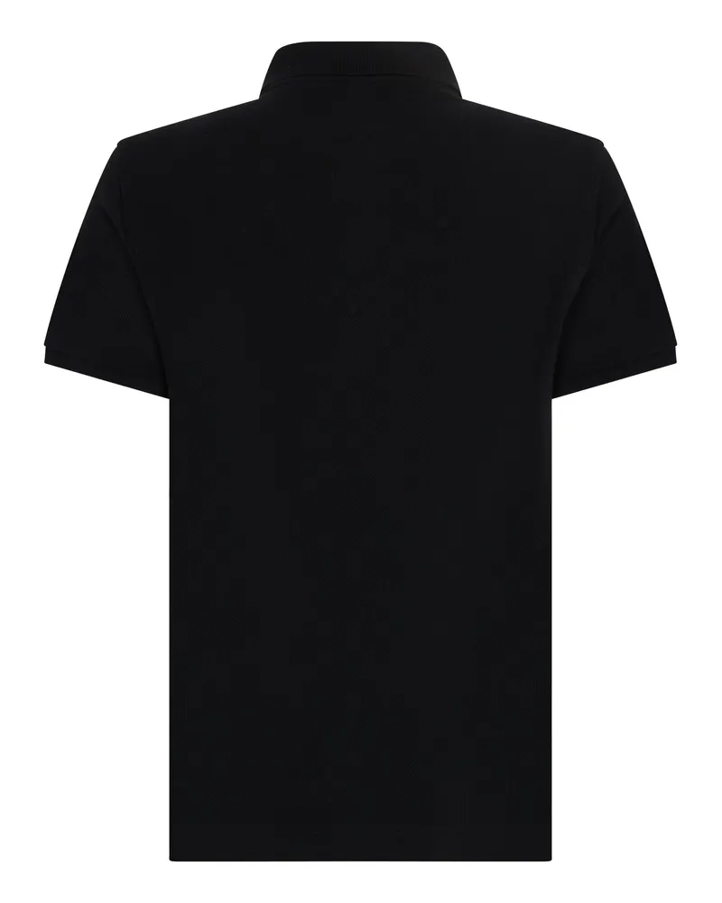 Canada Goose Women Polo Top Cotton Black Tops Black