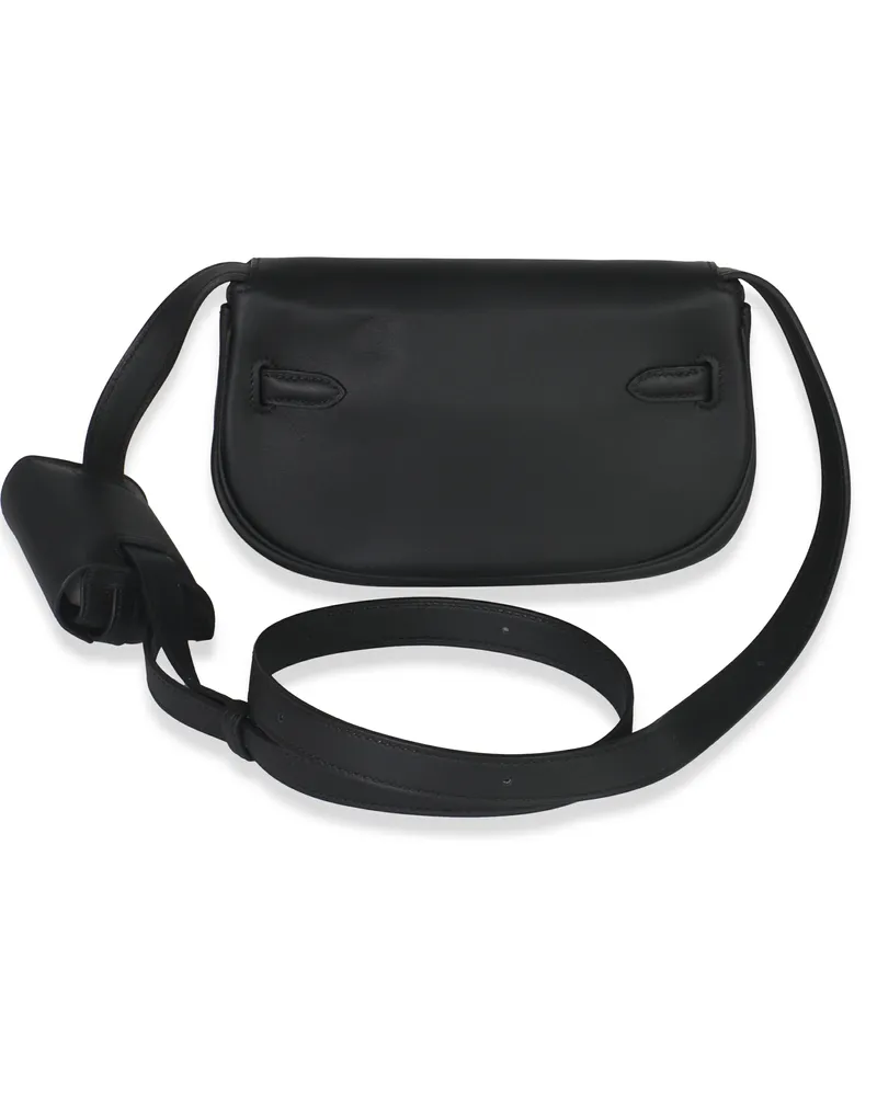 Hermès Men's Black Swift Kelly Moove Phw Leather Handbag Bag Black