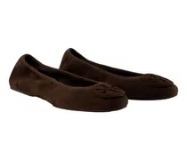 Reva Travel Ballerina Flat — Brown