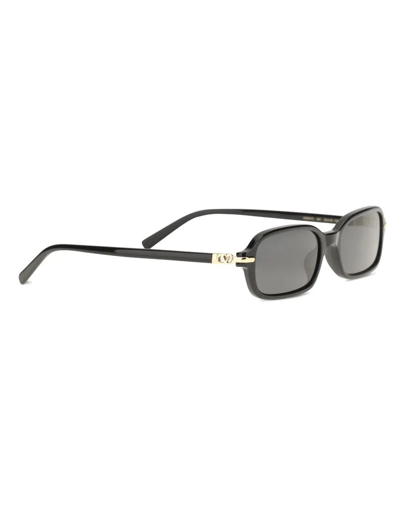 Valentino Garavani VG0047S Rectangular Sunglasses — Black Black