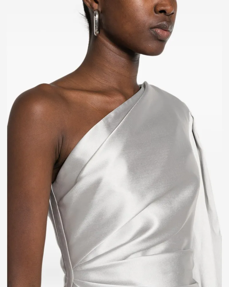 Solace London Veya Dress — Silver Silver