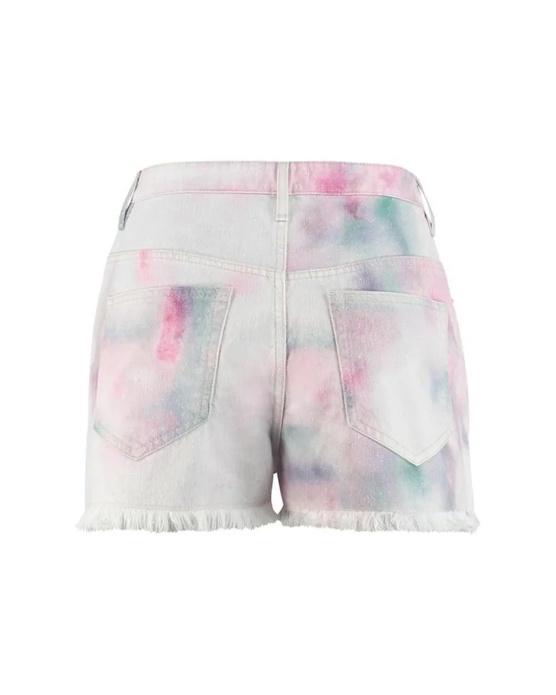 Isabel Marant Women's Multicolor Denim Shorts Multicolor