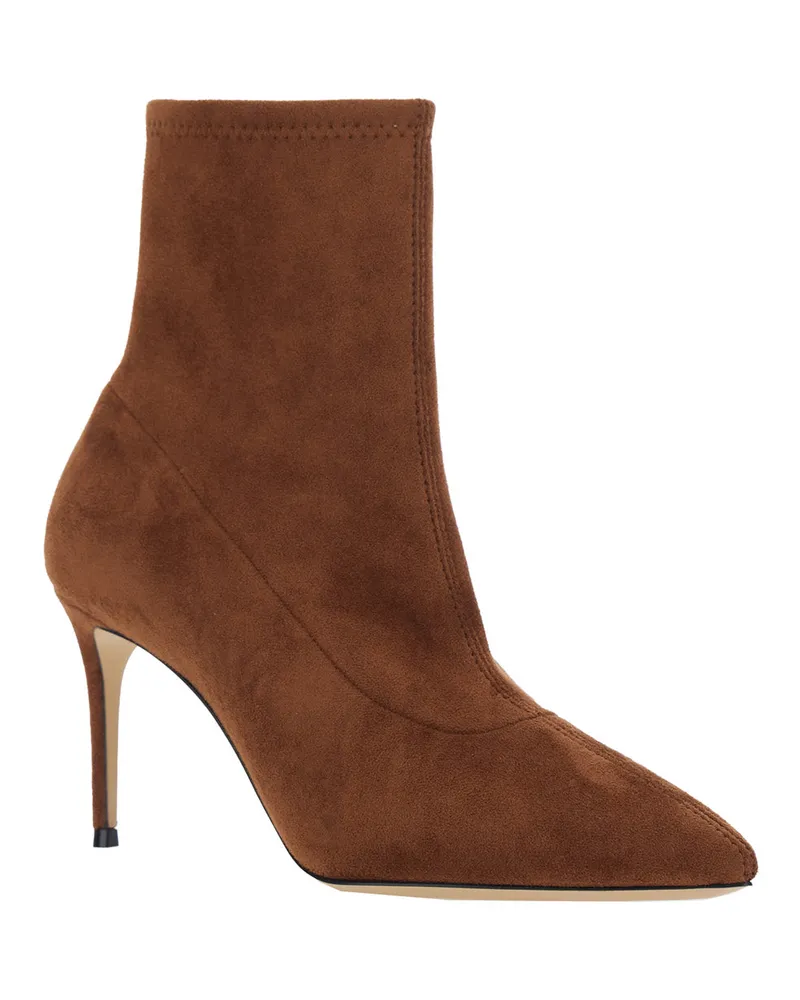 Casadei Women's Ankle Boots Stretch Camel Brown Brown