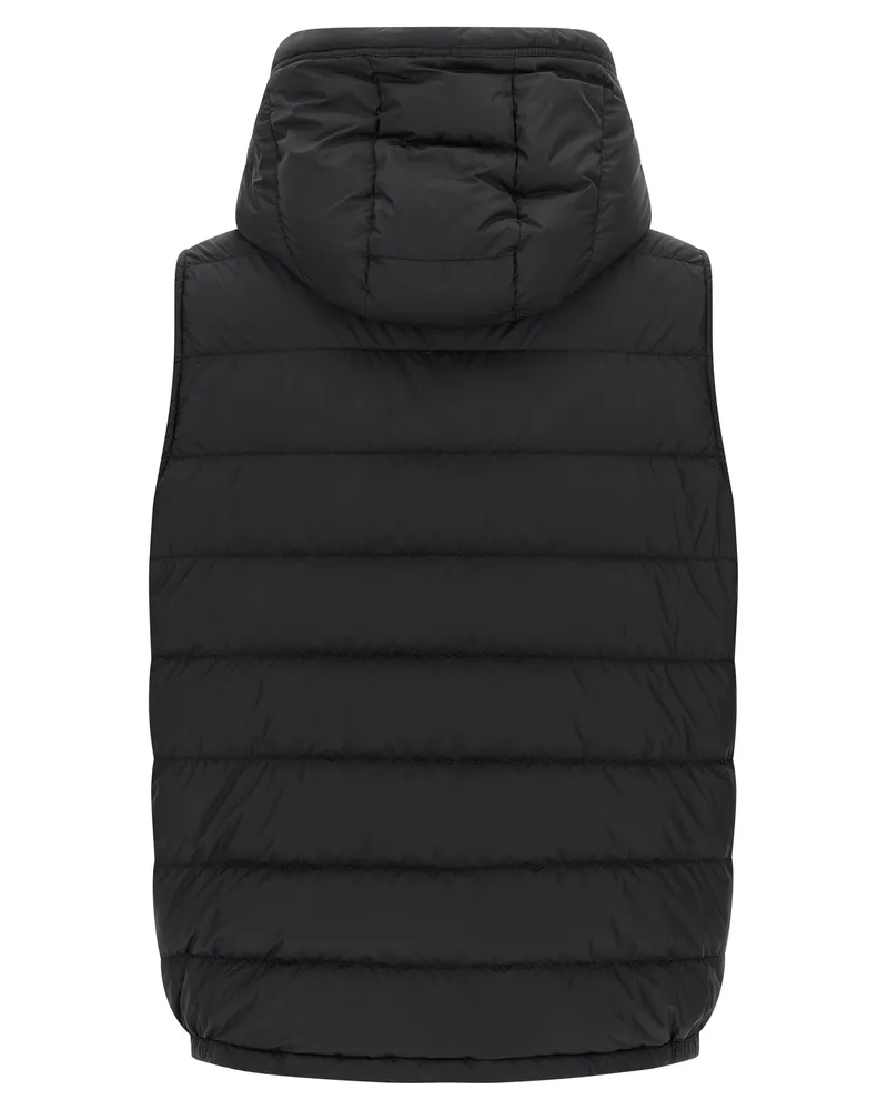 Moncler Men's Black Polyester Sleeveless Jacket Clothing Black