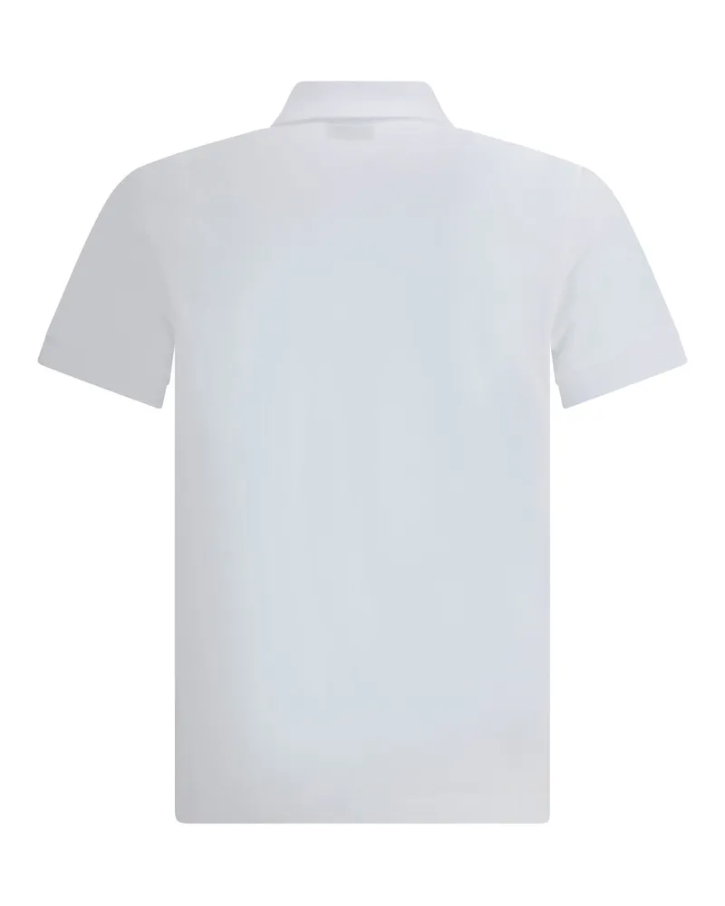 Fendi Men's Cotton Polo Bianco Shirts T-shirts And Polos White