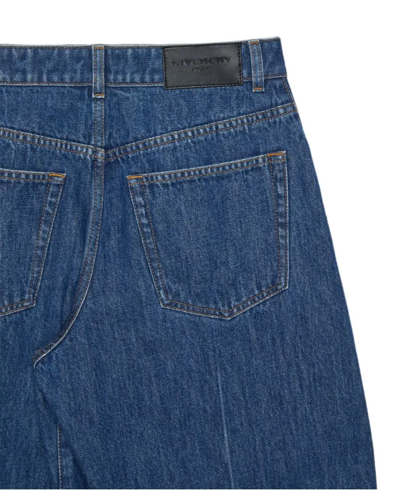 Givenchy Wide-Leg Jeans — Blue Blue