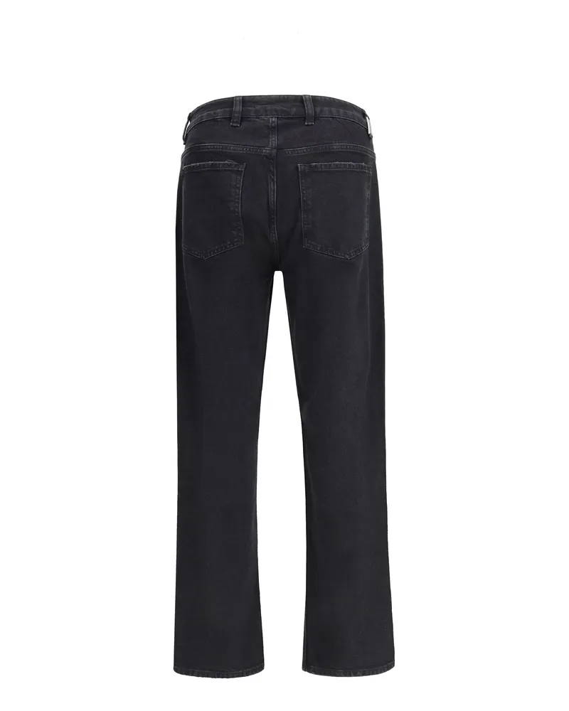 REPRESENT Men's Straight Leg Jeans R2 Black Cotton Black