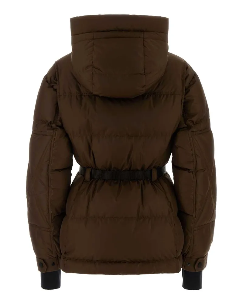 Moncler Salastrains Down Jacket — Brown Brown