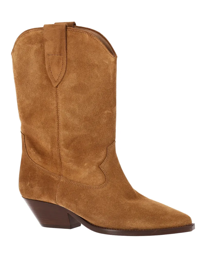 Isabel Marant Women's Boots Brown Calf Leather Brown